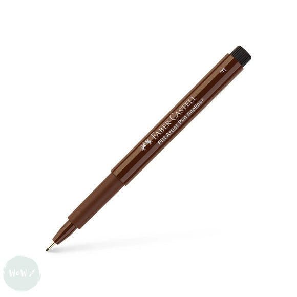 FINELINE PEN - Faber Castell - PITT ARTIST - Single - SEPIA -  Fine (0.5 mm)
