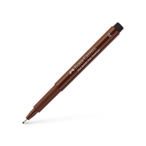 FINELINE PEN - Faber Castell - PITT ARTIST - Single - SEPIA -  Medium (0.7 mm)
