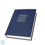 FABRIANO Hardback 7 x 9" (16 x 21 cm) Sewn Bound - Ingres CLASSIC Artists Journal (BLUE COVER)