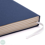 FABRIANO Hardback 5 x 7" (12 x 16 cm) Sewn Bound - Ingres CLASSIC Artists Journal (BLUE COVER)