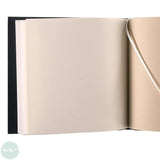 FABRIANO Hardback 9 x 9" (23 x 23 cm) Sewn Bound - Ingres QUADRATO Artists Journal (BLACK COVER)