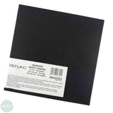 FABRIANO Hardback 9 x 9" (23 x 23 cm) Sewn Bound - Ingres QUADRATO Artists Journal (BLACK COVER)