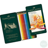 Coloured Pencil Sets - Faber Castell POLYCHROMOS - 12 Tin