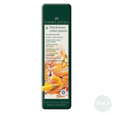 Coloured Pencil Sets - Faber Castell POLYCHROMOS - 6 Tin
