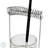 Brush Bath - Metal Brush Washer with glass