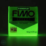 Modelling Clay- FIMO Effect, Oven-hardened POLYMER, 57g (2oz) block - 	04- Nightglow Fluorescent