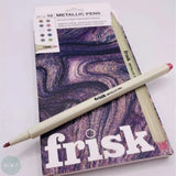 PAINT MARKER - FRISK - Metallic Marker - 1mm BULLET TIP - Assorted 10 set
