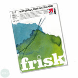 WATERCOLOUR BOARD - FRISK - 2mm thick - NOT (COLD PRESSED) SURFACE - PACK OF 4 - 11 x 15”