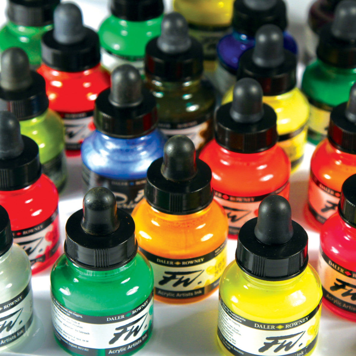 ACRYLIC INK - Daler Rowney FW – 29.5ml Pipette Bottle - WHITE – WoW Art ...