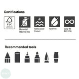 BLACK PAPER - Pad -SPIRAL BOUND - Fabriano - 1264 -200gsm -A4