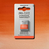 ARTISTS WATERCOLOUR PAINT - Winsor & Newton - PROFESSIONAL - HALF PAN - FIELD'S ORANGE
