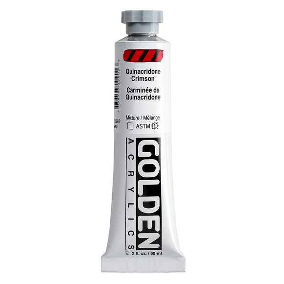 ARTISTS ACRYLIC PAINT - Golden HEAVY BODY -  59ml tube -  Quinacridone Crimson  VII