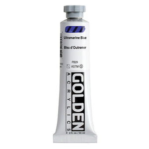 ARTISTS ACRYLIC PAINT - Golden HEAVY BODY -  59ml tube -  	Ultramarine Blue  II