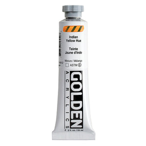 ARTISTS ACRYLIC PAINT - Golden HEAVY BODY -  59ml tube -  	Indian Yellow Hue  IV