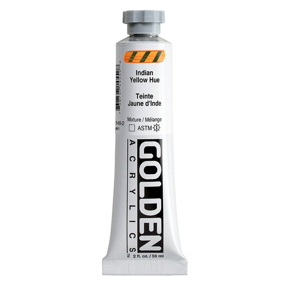 ARTISTS ACRYLIC PAINT - Golden HEAVY BODY -  59ml tube -  	Indian Yellow Hue  IV