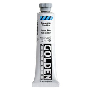 ARTISTS ACRYLIC PAINT - Golden HEAVY BODY -  59ml tube -  	Manganese Blue Hue  I