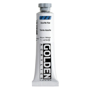 ARTISTS ACRYLIC PAINT - Golden HEAVY BODY -  59ml tube - Azurite Blue I