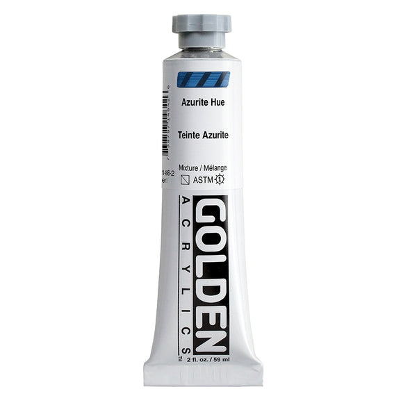 ARTISTS ACRYLIC PAINT - Golden HEAVY BODY -  59ml tube - Azurite Blue I