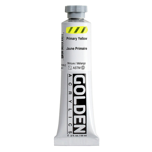 ARTISTS ACRYLIC PAINT - Golden HEAVY BODY -  59ml tube -   Primary Yellow II