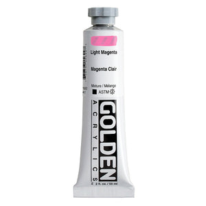 ARTISTS ACRYLIC PAINT - Golden HEAVY BODY -  59ml tube -   Light Magenta  II