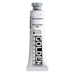 ARTISTS ACRYLIC PAINT - Golden HEAVY BODY -  59ml tube -   Titan Violet Pale I