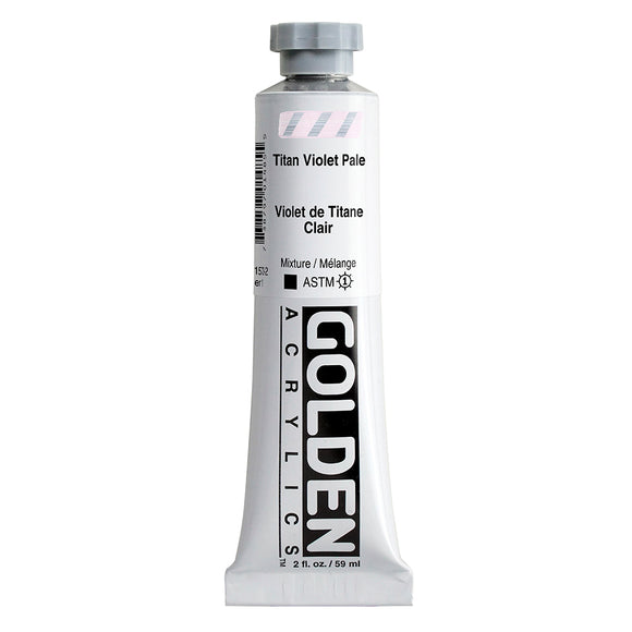 ARTISTS ACRYLIC PAINT - Golden HEAVY BODY -  59ml tube -   Titan Violet Pale I