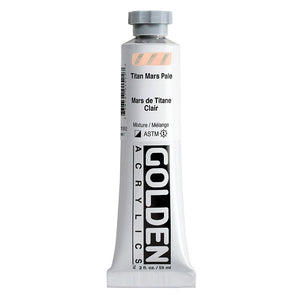 ARTISTS ACRYLIC PAINT - Golden HEAVY BODY -  59ml tube -   Titan Mars Pale I