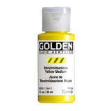 ARTISTS ACRYLIC PAINT - Golden FLUID - 30ml (1.US fl.oz)- Benzimidazolone Yellow Medium III