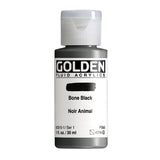 ARTISTS ACRYLIC PAINT - Golden FLUID - 30ml (1.US fl.oz)- Bone Black I