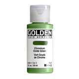 ARTISTS ACRYLIC PAINT - Golden FLUID - 30ml (1.US fl.oz)- Chrome Oxidium Green III