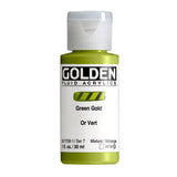 ARTISTS ACRYLIC PAINT - Golden FLUID - 30ml (1.US fl.oz)- Green Gold VII