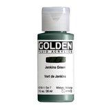 ARTISTS ACRYLIC PAINT - Golden FLUID - 30ml (1.US fl.oz)- Jenkins Green  VII