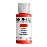 ARTISTS ACRYLIC PAINT - Golden FLUID - 30ml (1.US fl.oz)- Naphthol Red Light  V