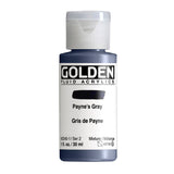 ARTISTS ACRYLIC PAINT - Golden FLUID - 30ml (1.US fl.oz)- Paynes Gray  II