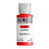 ARTISTS ACRYLIC PAINT - Golden FLUID - 30ml (1.US fl.oz)- Pyrrole Red  VIII