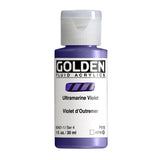 ARTISTS ACRYLIC PAINT - Golden FLUID - 30ml (1.US fl.oz)- Ultramarine Violet  IV