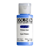 ARTISTS ACRYLIC PAINT - Golden FLUID - 30ml (1.US fl.oz)-  Primary Cyan  II