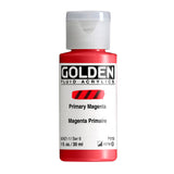 ARTISTS ACRYLIC PAINT - Golden FLUID - 30ml (1.US fl.oz)-  Primary Magenta  VI