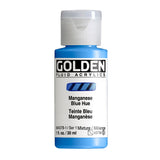 ARTISTS ACRYLIC PAINT - Golden FLUID - 30ml (1.US fl.oz)- Manganese Blue Hue  I