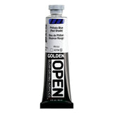 ARTISTS ACRYLIC PAINT - Golden OPEN - Slow Drying -  59ml tube 	Phthalo Blue (Red Shade)  IV