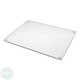 Tempered GLASS PALETTE - 30 x 40cm - CLEAR