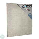 Stretched Canvas - LINEN - Clear Primed  - 16 x 20",  406 x 508 mm