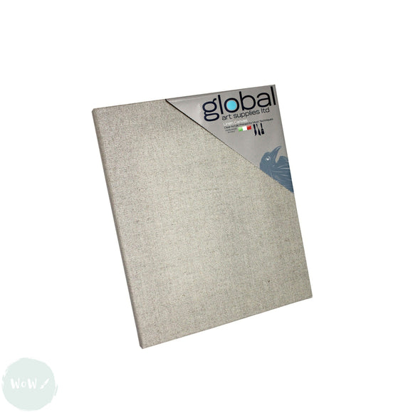 Stretched Canvas - LINEN - Clear Primed  - 12 x 10