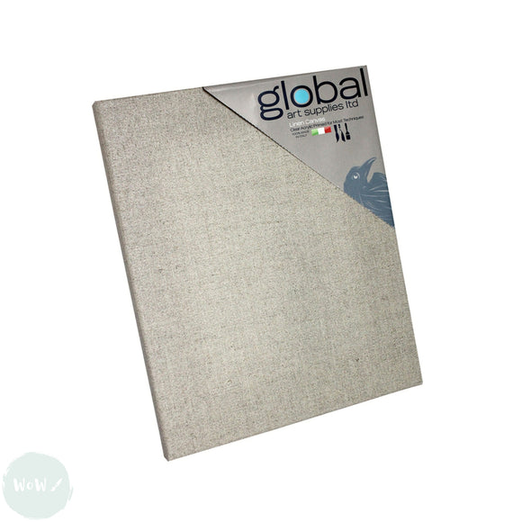 Stretched Canvas - LINEN - Clear Primed  - 16 x 20