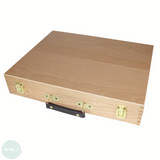 Artists Wooden Storage Box- SKETCH BOX WITH CARRY HANDLE