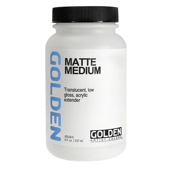 ACRYLIC MEDIUMS - GOLDEN - Matte Medium - 237ml