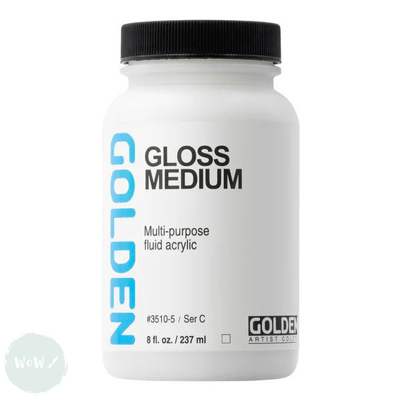 Acrylic Mediums - GOLDEN 237ml - Gloss Medium