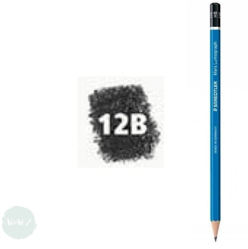 GRAPHITE PENCIL - Staedtler - LUMOGRAPH 100  - 12B