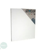 Linen Canvas - White Primed - Standard Depth - GLOBAL ART Belle Arti - 12 x 16"