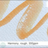 Watercolour Paper - BLOCK -  Hahnemuhle - HARMONY - 300gsm / 140lb - Rough - 9 x 12"